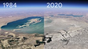 Google Earth : remontez le temps jusqu’en 1984 et visualisez l’évolution de la Terre