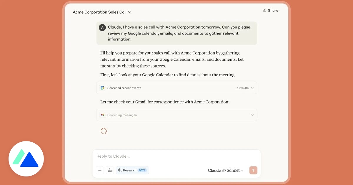Claude peut effectuer des recherches dans Gmail, Agenda, Docs : comment ça marche