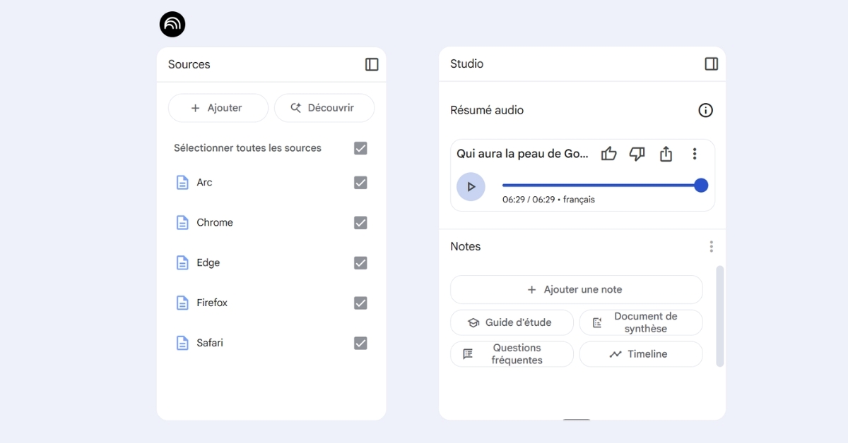 NotebookLM permet de créer des podcasts en français : les étapes à suivre