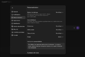 ChatGPT : comment ajuster son enthousiasme ou l’usage des emojis