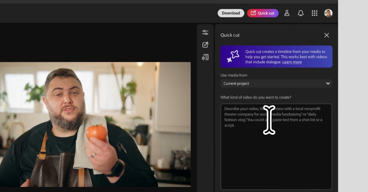 Adobe Firefly se dote d’un outil de montage vidéo par IA : tout savoir sur Quick Cut