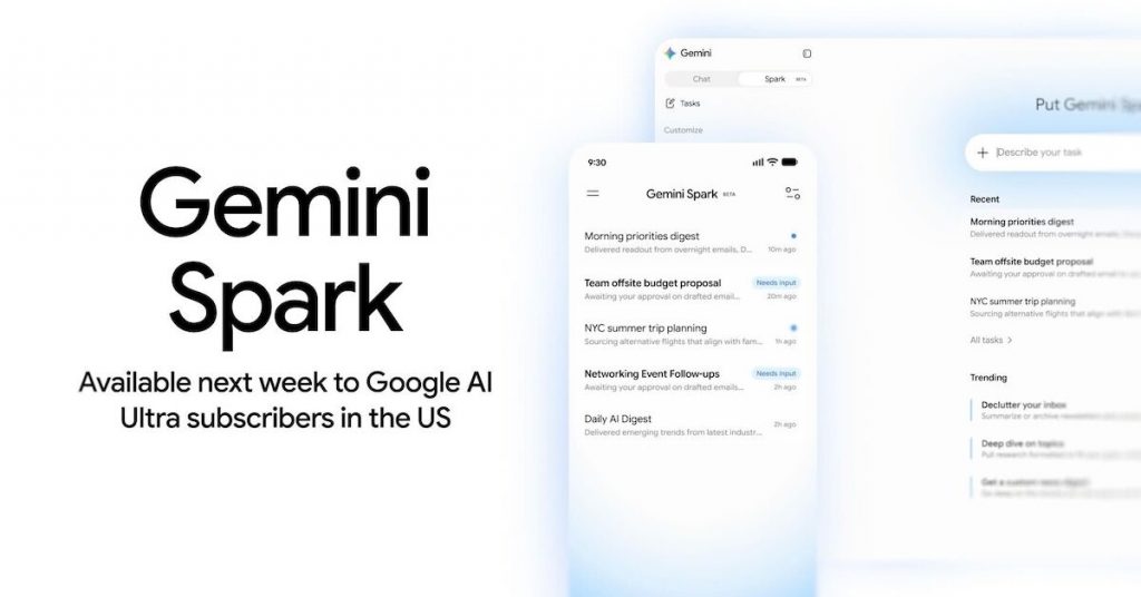 google-presente-gemini-spark,-un-agent-autonome-qui-gere-vos-taches-en-arriere-plan