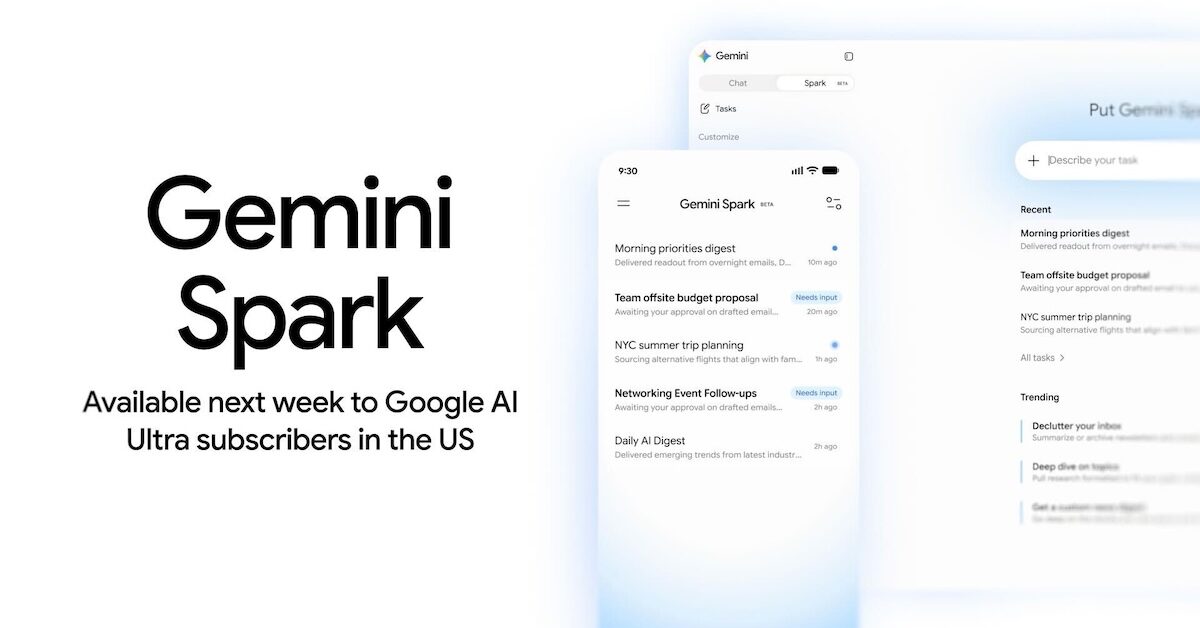 Google présente Gemini Spark, un agent autonome qui gère vos tâches en arrière-plan