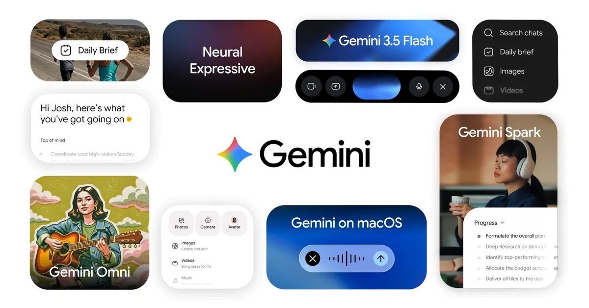 5 nouveautés dans l’application Gemini : nouvelle interface, vidéo IA, briefing personnalisé…