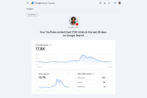 Google Search Console suit désormais vos performances sur Instagram, TikTok, X et YouTube