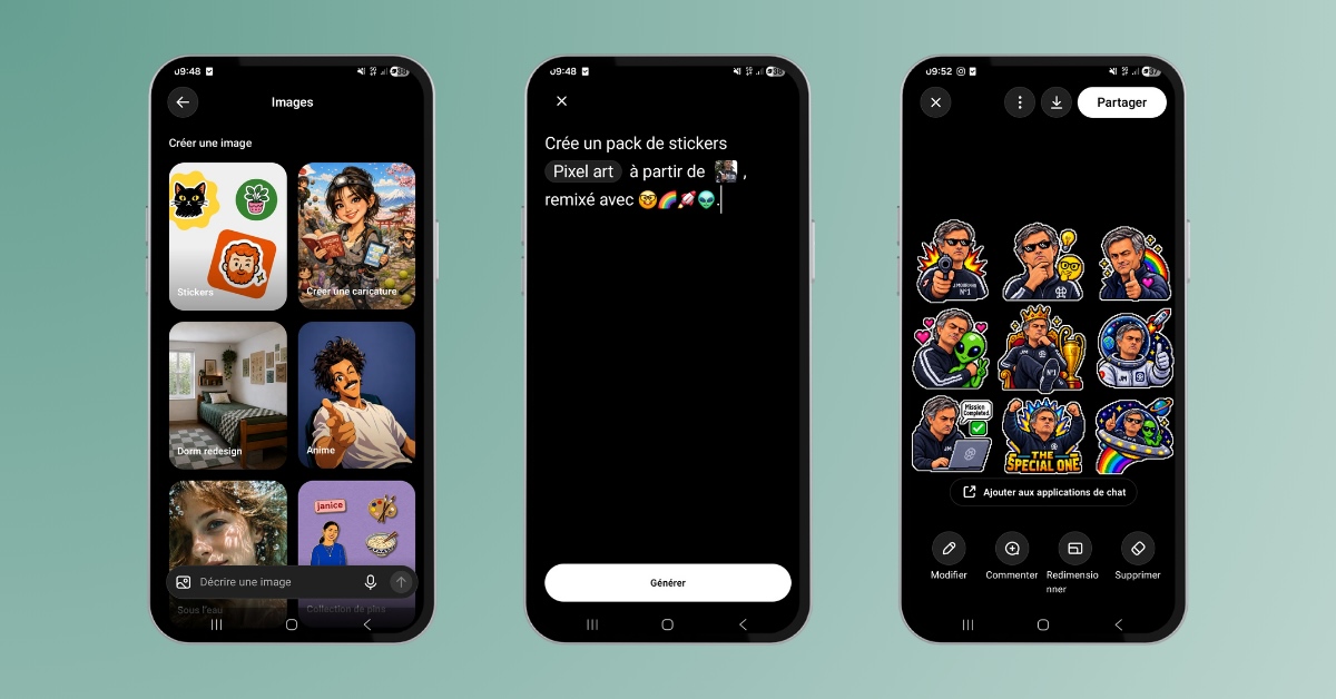 ChatGPT génère des stickers pour WhatsApp et iMessage : comment ça marche