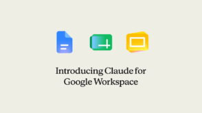 Anthropic lance une extension Claude pour Google Docs, Sheets et Slides