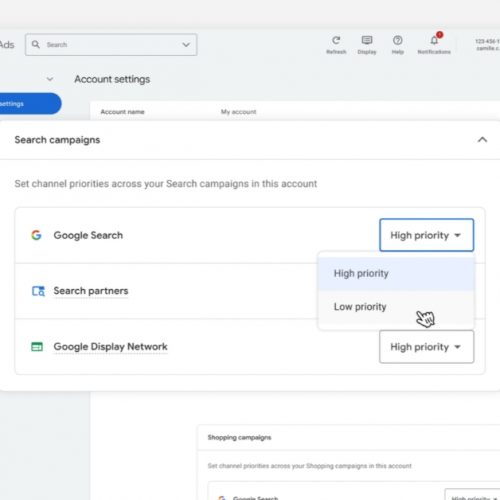 google-ads-:-les-annonceurs-peuvent-desormais-classer-leurs-canaux-par-priorite
